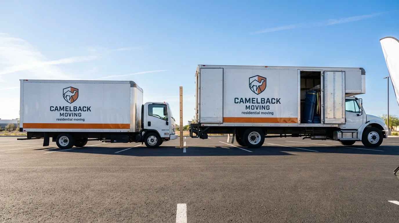 Moving truck size capacity guide in East Rochester